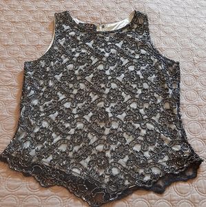 JKARA New York size Large beaded tank style top